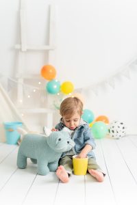 Chien en peluche en coton