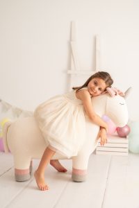 ours en peluche licorne géant