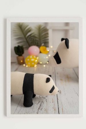 lámina pandas crochet