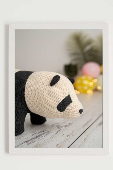 lámina panda crochet