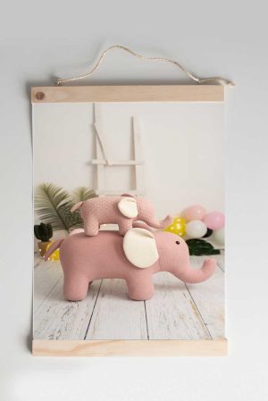 crochet elephant hanger