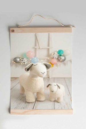 crochet sheep hanger
