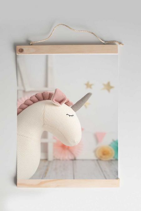 hanger unicornio crochet