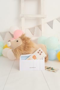 set peluche gigante león