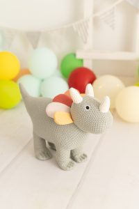 peluche algodón dinosaurio triceraptus