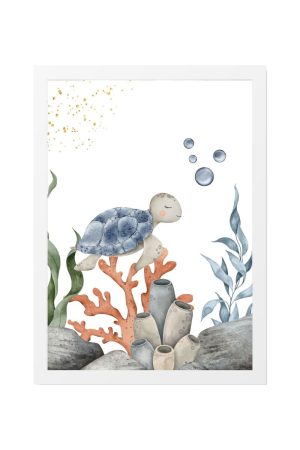 blue turtle children's picture