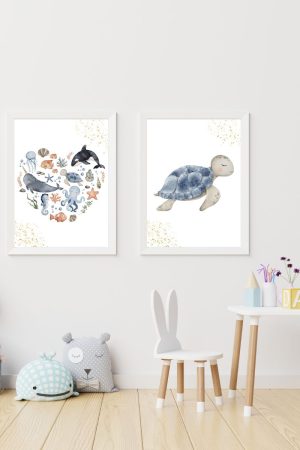 pack 2 children's paintings