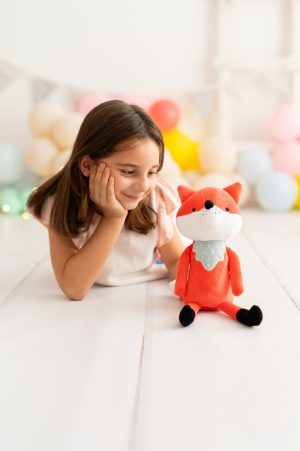 Stoff Stoffpuppe Fuchs