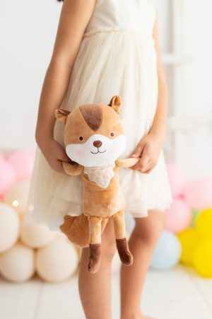 Stoff Stoffpuppe Eichhörnchen