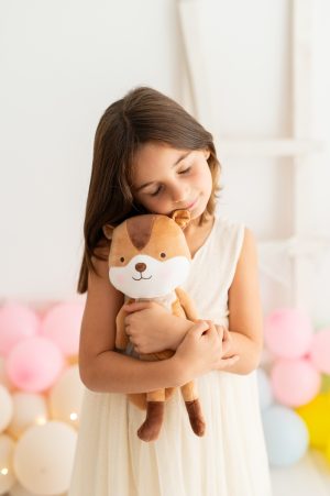 Stoff Stoffpuppe Eichhörnchen