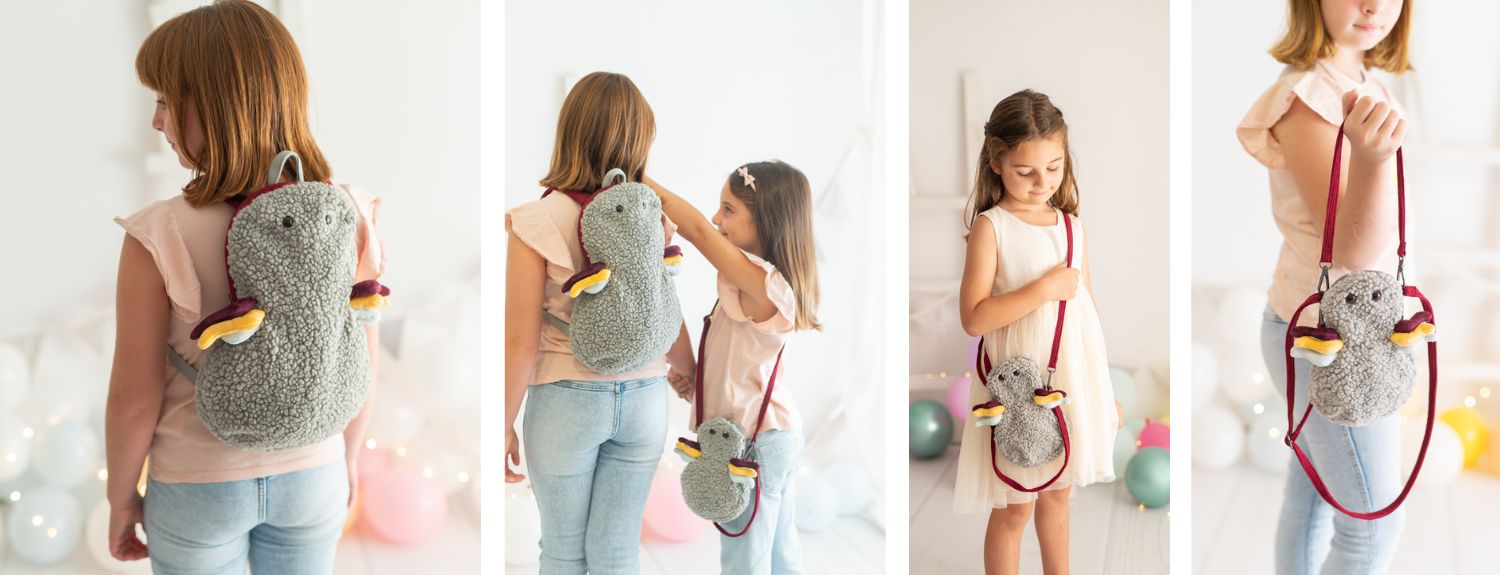 CONJUNTO MOCHILA Y BOLSO ARAÑA