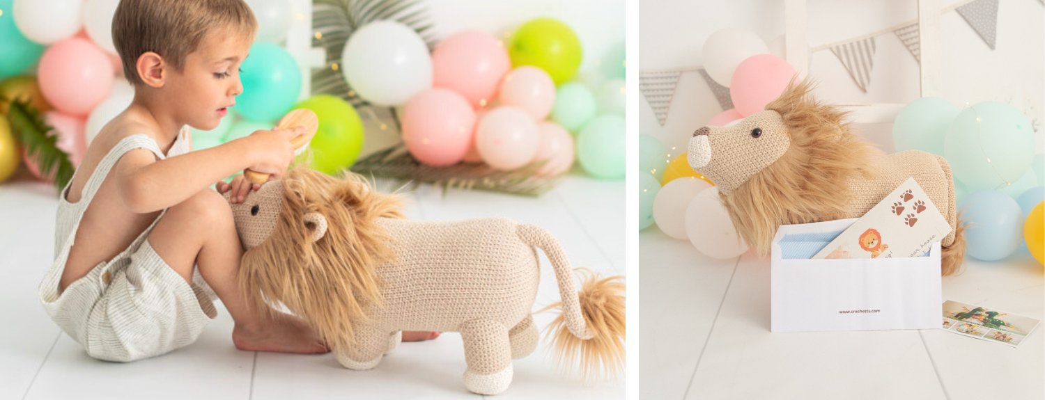 PELUCHE ASIENTO LEON TROY