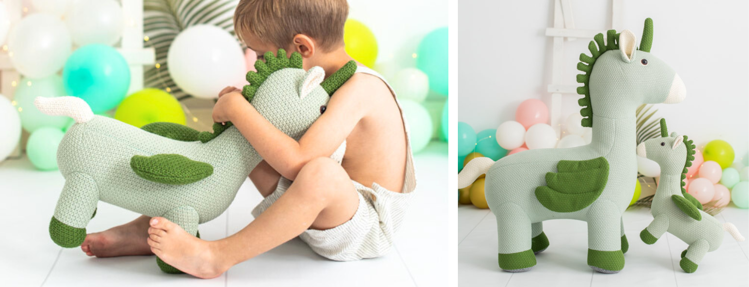 PELUCHE ASIENTO PEGASUS YUCO