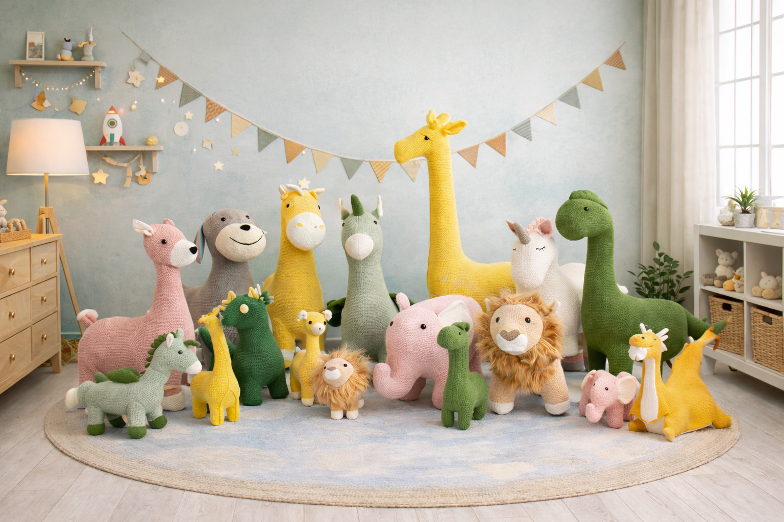 PELUCHES AMIGURUMIS MAXI Y MIDI 