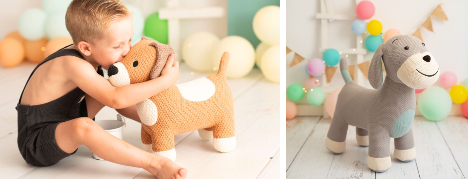 PELUCHE MAXI ASIENTO COCKER FRISKI 
