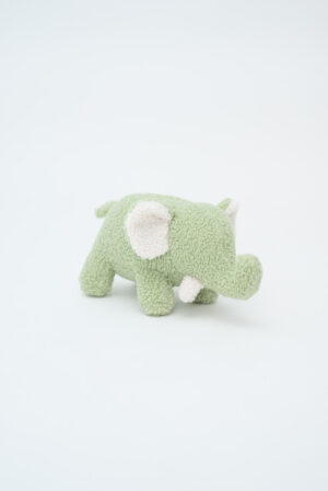 doudou elefante verde suave