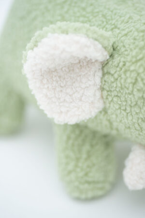 doudou elefante verde suave