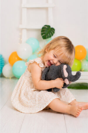 doudou weicher grauer Elefant