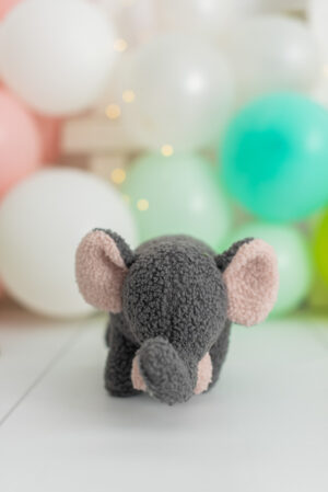 doudou weicher grauer Elefant