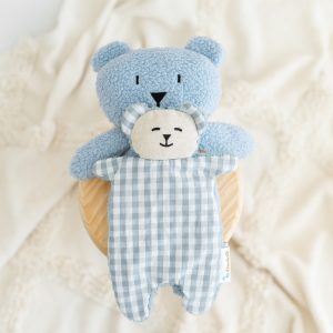 FIRST PLUSH & DOUDOU SET BLUE