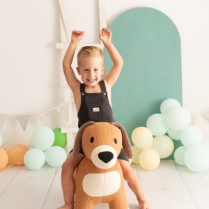 PELUCHE SIÈGE CHIEN TOBY