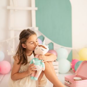BAMBOLA TESSUTO UNICORNO LILI