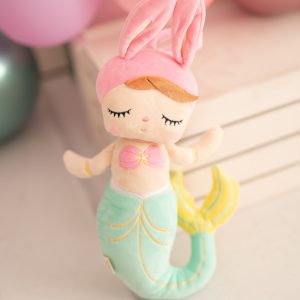 POUPÉE TISSU SIRENE LISA TURQUOISE