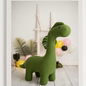 LÁMINA DINOSAURIO CROCHET
