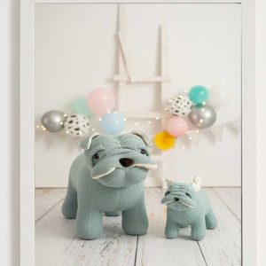 LÁMINA FAMILY PERROS CROCHET