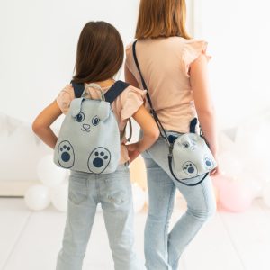 CONJUNTO MOCHILA Y BOLSO CONEJITA