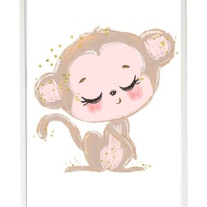 CUADRO INFANTIL LÁMINA MONO