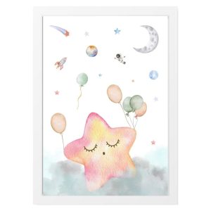 CUADRO INFANTIL ESTRELLA ESPACIO