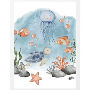 CHILDREN'S PICTURE MARINE ANIMALS
