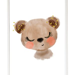 CUADRO INFANTIL LÁMINA OSO