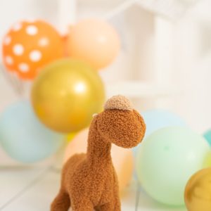 PLÜSCHTIER BABY DINOSAURIER BRAUN