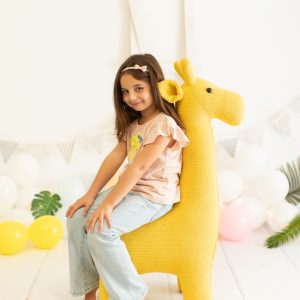 PELUCHE SEDILE GIRAFFA MIMI