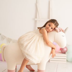 PELUCHE ASIENTO UNICORNIO LUNA