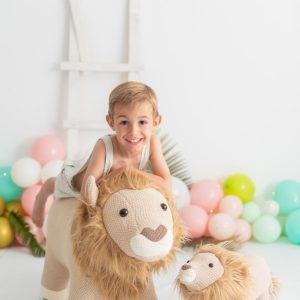 SET 2 PELUCHES LEONES ALGODÓN