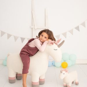 SET 2 PELUCHES UNICORNIO ALGODÓN