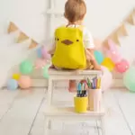 mochila infantil crochet